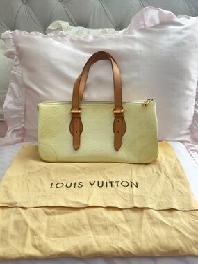 Louis Vuitton Rosewood PM Baby Yellow Vernis Leather